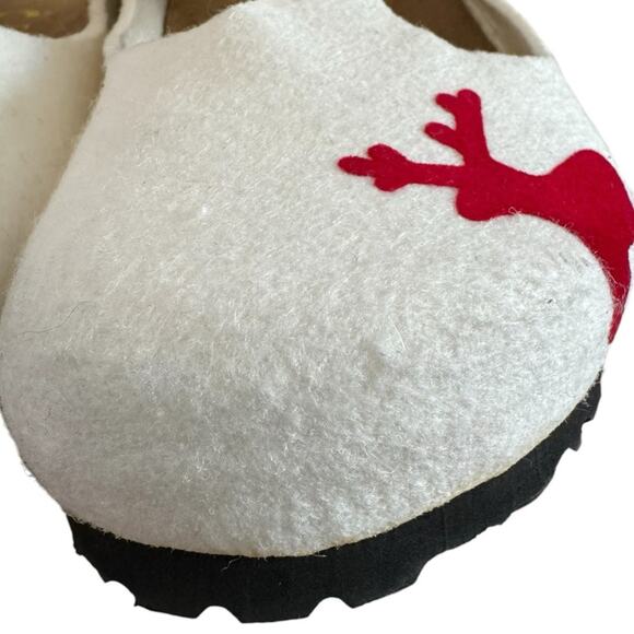 Birkenstock Papillio Slip On Felt Sandals Winter Christmas Size 35 US Size 4-4.5 - Picture 9 of 16